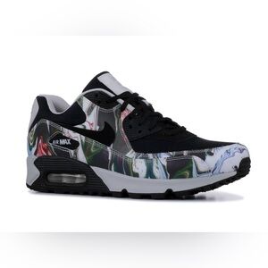 Nike Air Max Women's Black Multi Marble Print Sneakers